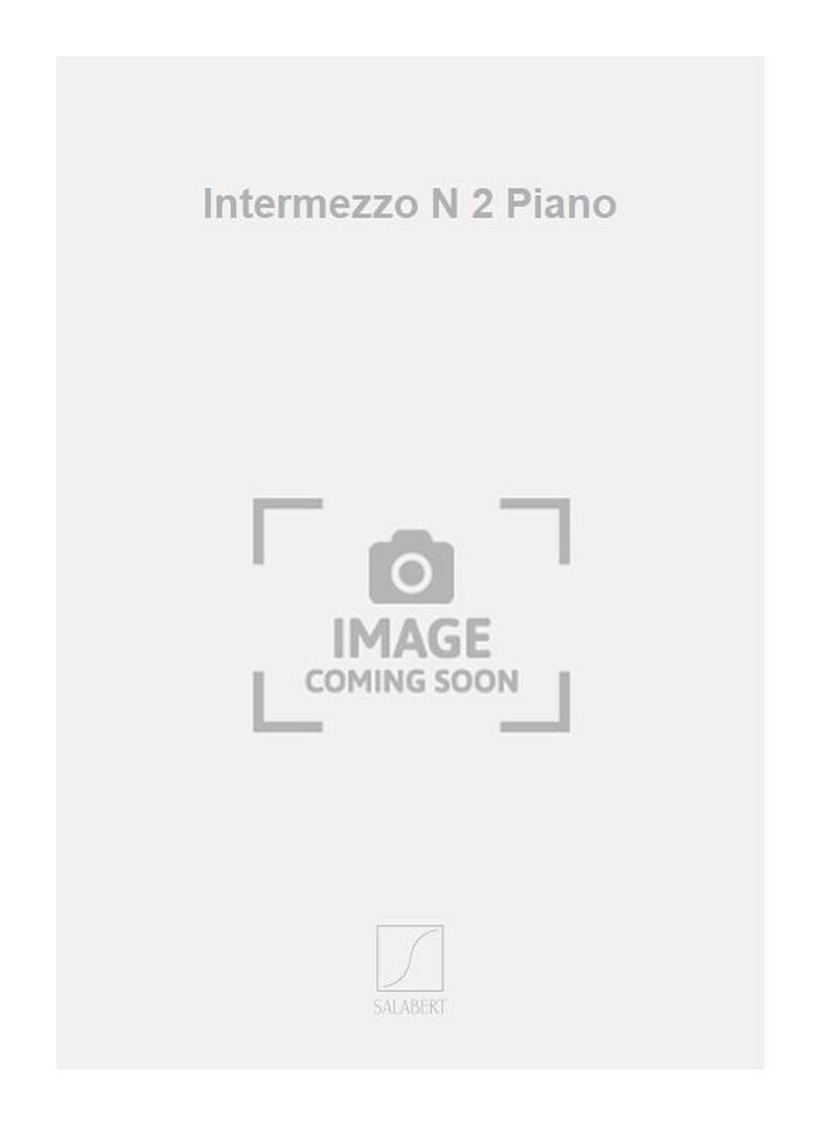 Intermezzo N 2 Piano